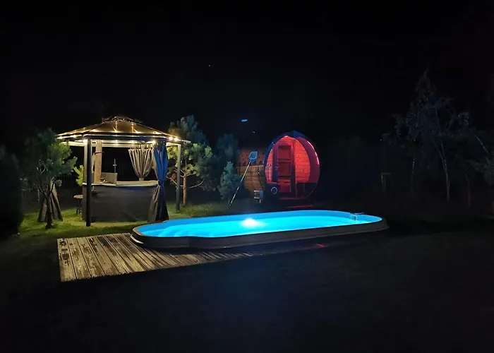 Caloroczny Dom Na Mazurach Wrzospa Z Jacuzzi